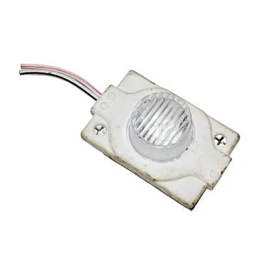 White Square LED Module With Ribbed Lens Stockfoto's