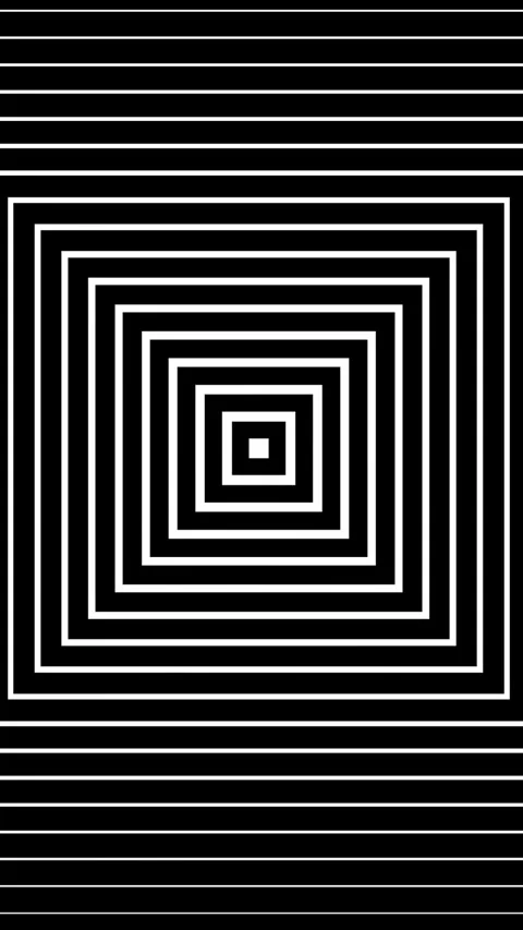 White square or cube on a black background. Stock Footage 279672298