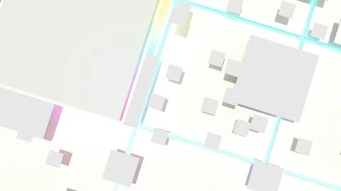 White square pattern background,digital square abstract, white panel wall, .. Stock Illustration