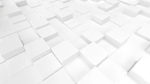 White square pattern background,science and technology concept,3d rendering Fotos de archivo