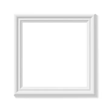 White square picture frame Stock Illustration