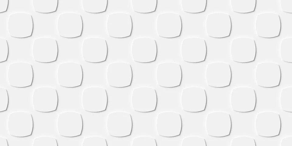 White square polygons with rounded edges pattern background wallpaper banne.. Stock Illustration
