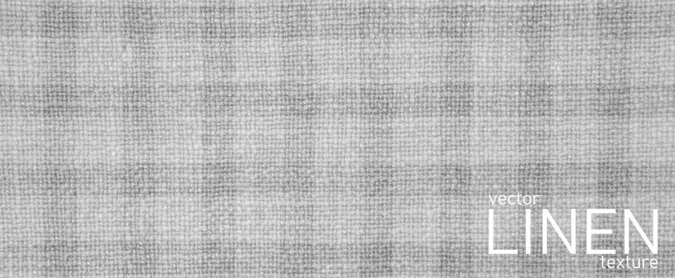 White squared burlap linen decorated realistic texture. Denim jean fabric cloth Stock Illustration
