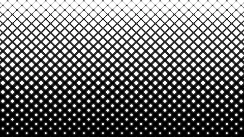White Squares Pattern on Black Background. Stock Footage 80005421