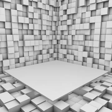 White Stage Stock Illustration