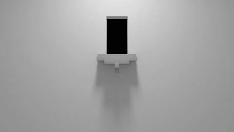 White staircase going up into the future. Video stock 204732745