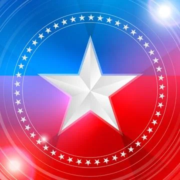 White star in a circular pattern white star in a circular pattern. Backgro... Stock Photos