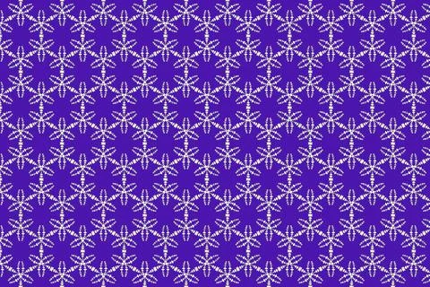 White star design in circular pattern repeat mandala illustration Stock Illustration