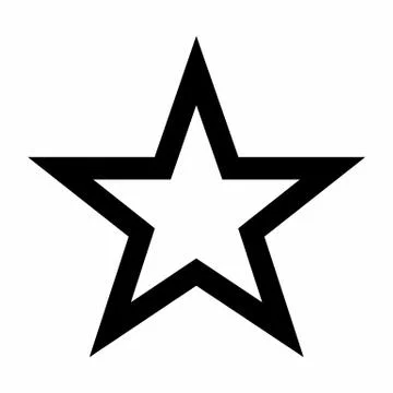 White star icon Stock Illustration