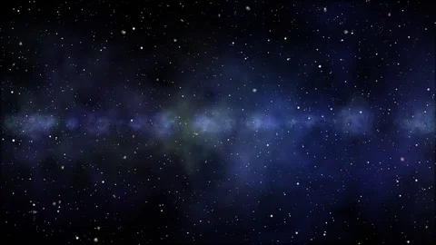 White Star Particle Moving In Nebula Galaxy Motion Background Stock Footage 100656384
