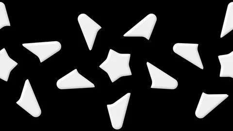 White star pattern Stock Footage 98666774
