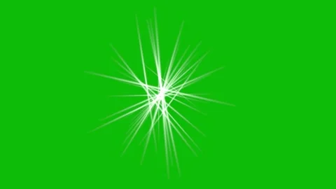 A white starburst on a green background Vídeos de archivo 331103097