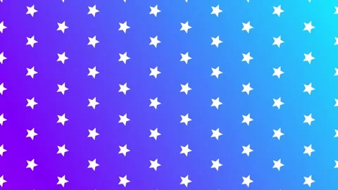 White stars pattern on colorful gradient Video stock 318226167