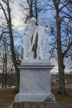 White statues Stock Photos