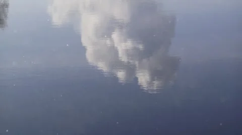 White steam against the sky Stock Footage 45686191