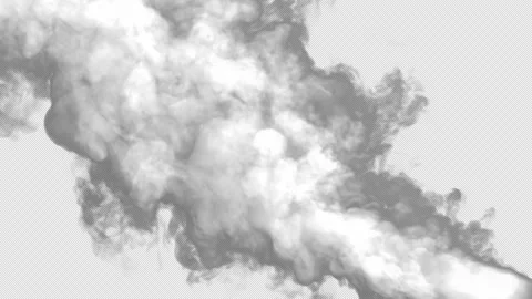 White Steam Smoke On Alpha Stock Footage 157791341