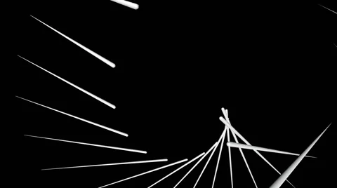 White stick dance Stock Footage 44426308