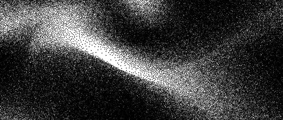 White Stipple Comet Trail Diagonal Noise Black Background イラスト素材