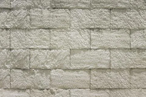 White stone bricks wall Stock Photos