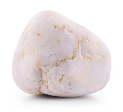 White stone isolated Stock Photos