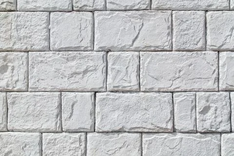 White stone wall as background Stock-Fotos