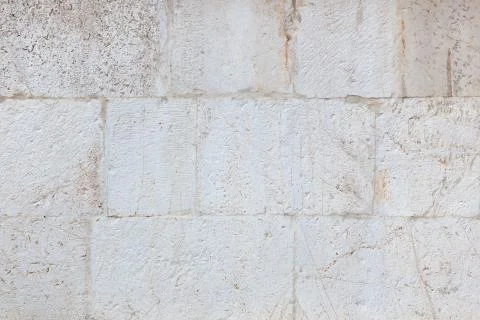 White stone wall background Stock Photos