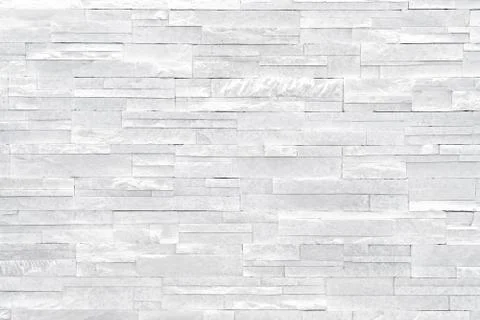 White stone wall background Stock Photos