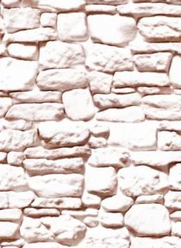 White stone wall creating seamless textured background Stock Photos