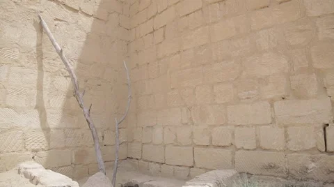 White stone wall. Stock Footage 62063873