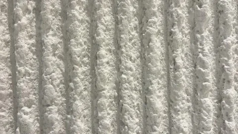 Off White Stone Wall with Vertical Stripe Texture Background Stock Footage 331061718
