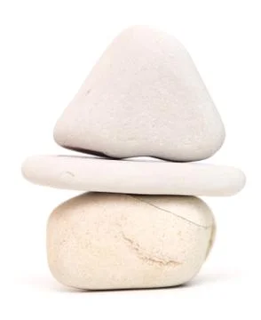 White stones Stock Photos