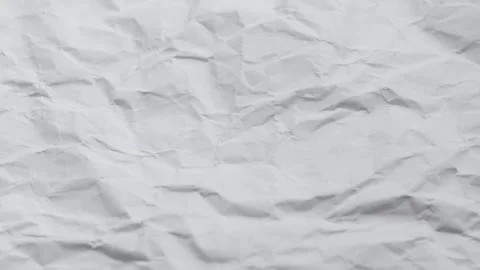 White Stop Motion Real Crinkled Paper Texture Animation Stock Footage 328967076