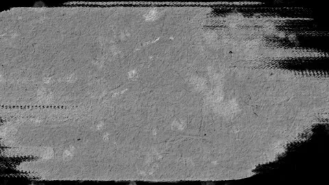 White Stop Motion Textured Paper with Paint Brush Strokes Looping on Black Stock Footage 348124577