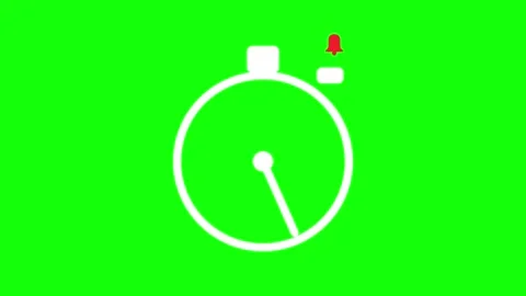White stopwatch icons 스톡 동영상 340574781