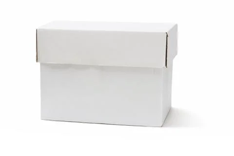White storage box Stock Photos