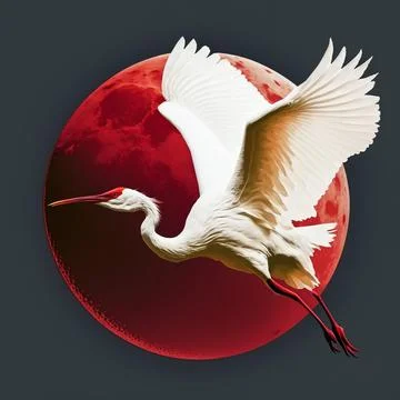 White Stork Stock Illustration