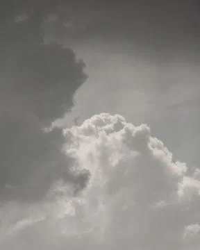 White storm clouds in sky background of nature. weather and climatic conditions Stock Photos