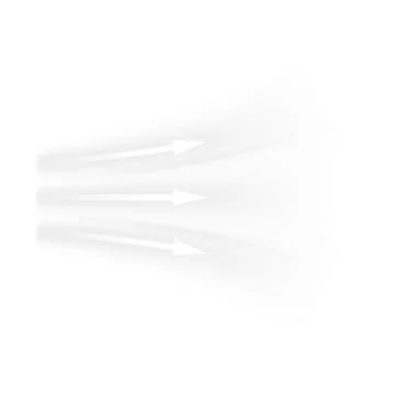 White straight airflow arrows, direction of movement, circulation, temperature. Stock Illustration