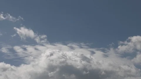 White Stratocumulus Clouds Moving Right to Left - 4k Time-lapse Video stock 106752946