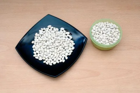 White string bean Stock Photos