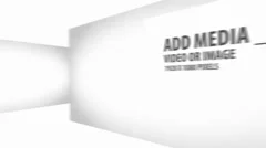 White strip with copy spaces about healthcare Stock After Effects