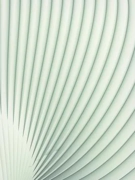 White striped futuristic pattern surrounded by light mist. 3d illustration 库存插图