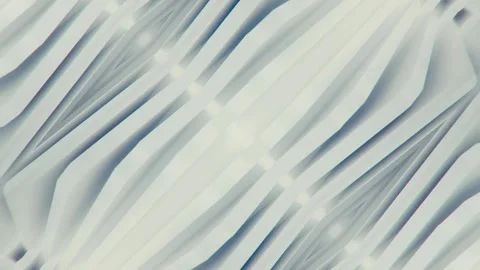 White striped geometric background. 3d rendering loop animation 4K Video stock 260162112
