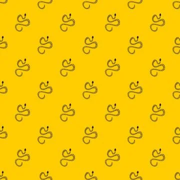 White striped snake pattern vector イラスト素材