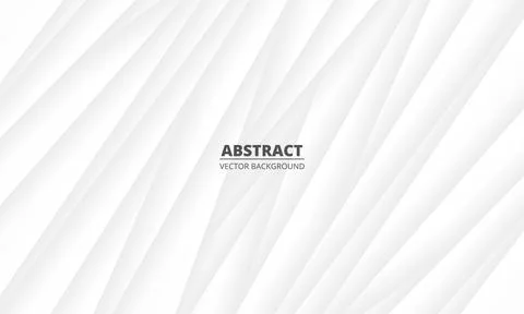 White stripes 3d abstract background with paper cut layer geometric elements Stock Illustration