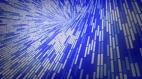 White stripes waves abstract tech geometric motion background イラスト素材