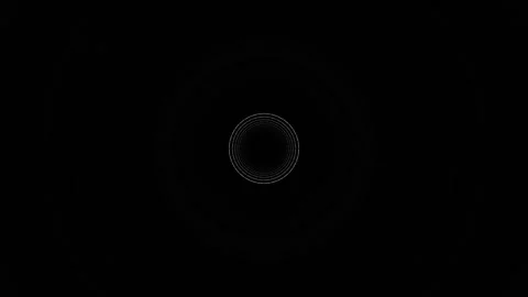 White Strobe Round Disco Tunnel Background VJ Loop in 4K Stock Footage 309006731