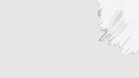 White strokes flood the black screen like paint. Stock Footage 311768295