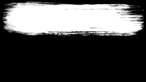 White strokes of paint brush Stock Footage 112018541