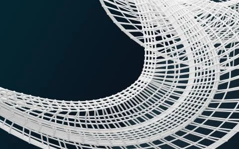 White structure abstract background Stock Illustration